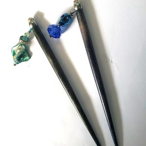 Asymmetrical Hair Jewelry